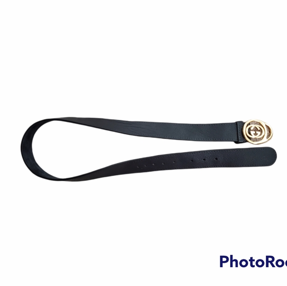 Authentic Gucci Belt Black Leather - Picture 3 of 6